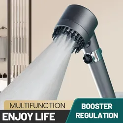 Zhang Ji New Style 3 Modles Adjustment High Pressure Water Saving One-key Stop Water Massage Shower Bathroom Accessories