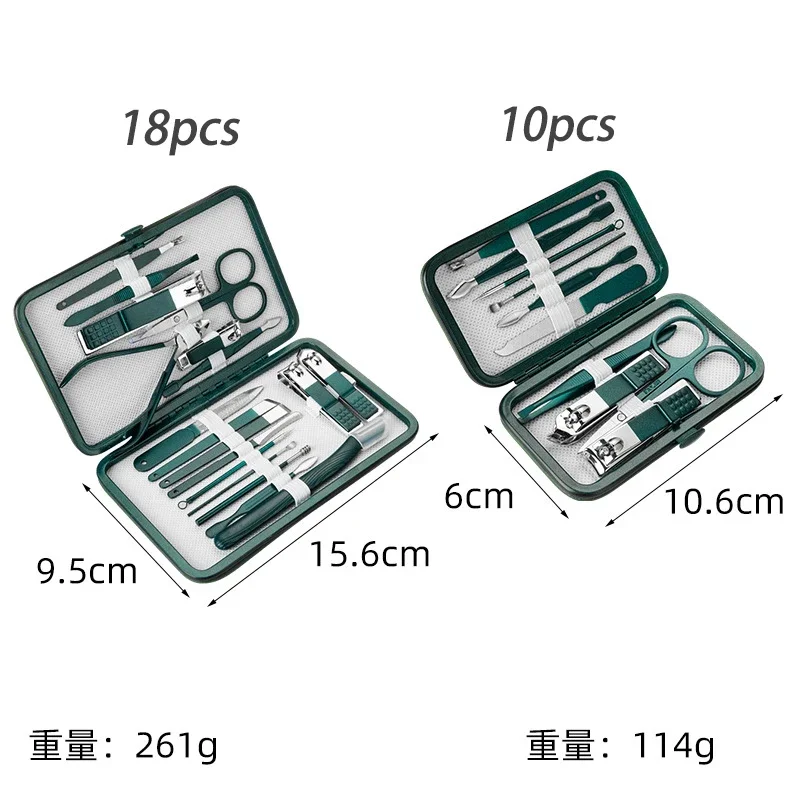 18 pz/set set per Pedicure Kit di strumenti per unghie incarnite trattamento per unghie Premium strumento per piedi tagliaunghie per la correzione dell'unghia incarnita