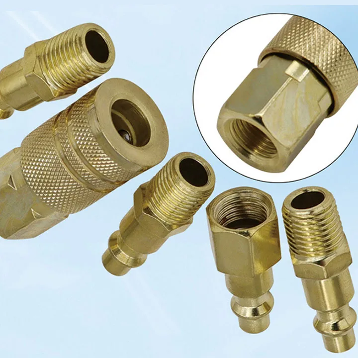 5Pcs Brass 1/4