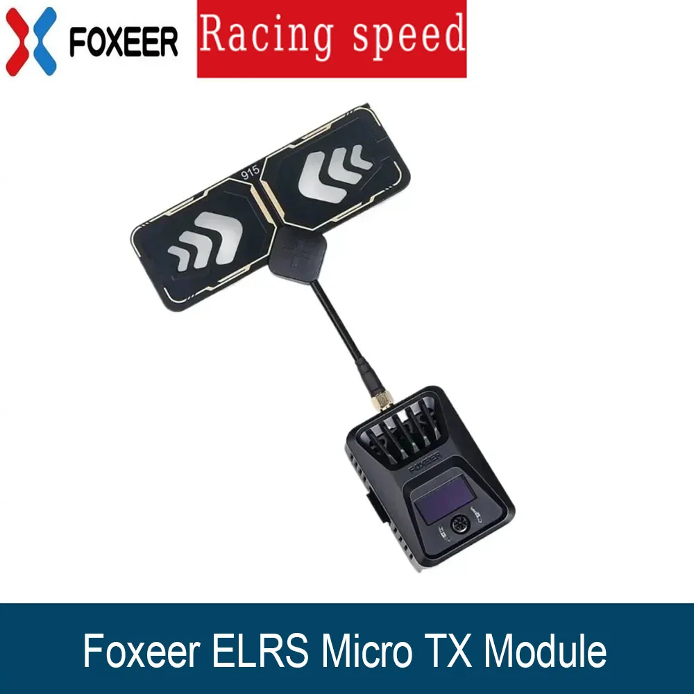 

Foxeer ELRS 915 МГц 868 МГц Micro TX модуль ExpressLRS ELRS 1 Вт RF модуль с антенной для радиоуправляемого самолета FPV дрона дальнего действия