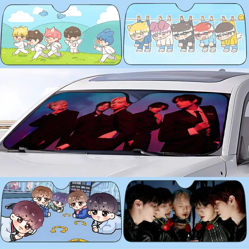 

Boys I Love Y-TXT-Es Car Sunshade Curtains Sunshade Car Window Windscreen Cover Sun Shade Auto Sun Visor Car-covers
