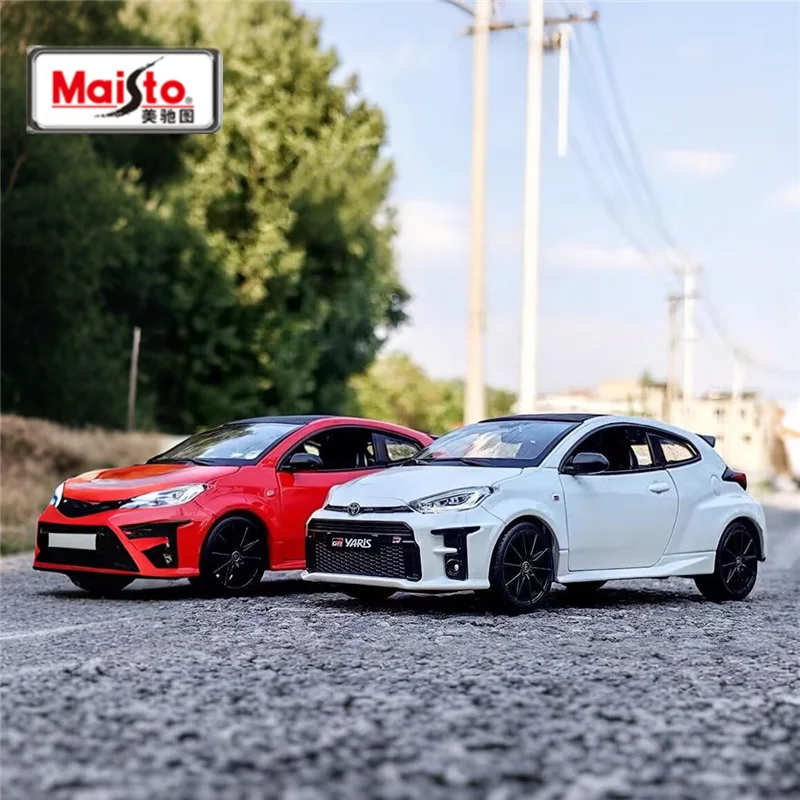 

Maisto 1/24 Toyota GR Yaris Alloy Sports Car Model Diecast Metal Vehicles Car Model High Simulation Collection Children Toy Gift