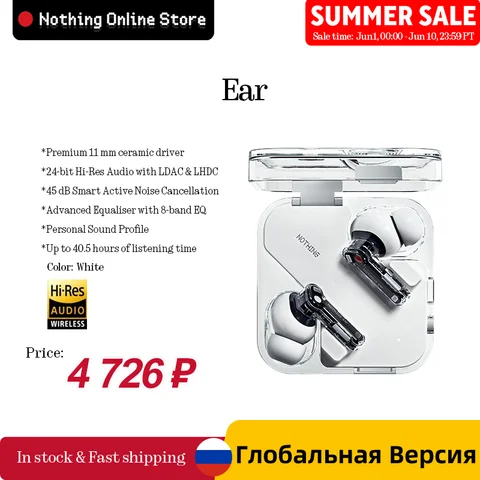Nothing Ear наушники беспроводные