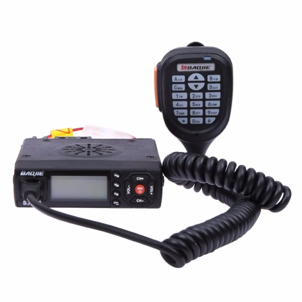 

Car radio walkie talkie 30km range BAOJIE BJ-218 UHF/VHF MINI dual band mobile radio BJ 218