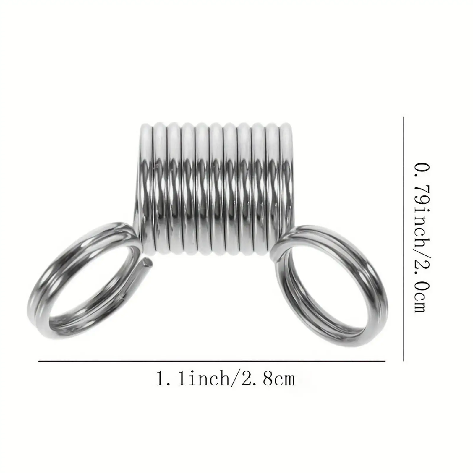 16 Pieces Bead Stopper Clips Necklace Making Jewelry Making Supplies Craft Project Beading Tools Metal Bead Springs Bead Clamps