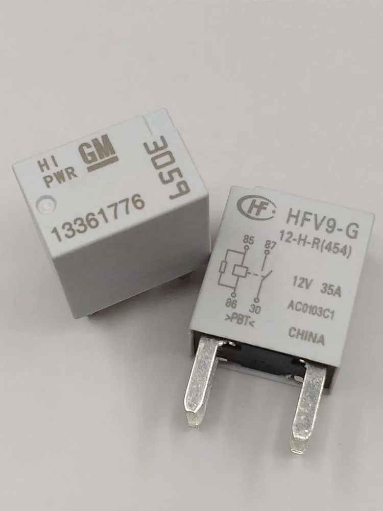 2 PCS 12V Relay 13361776 HFV9-G-12-H-R 12VDC 35A 4Pins