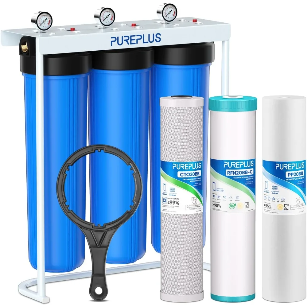 Whole House Water Filter, 3 Stage 20