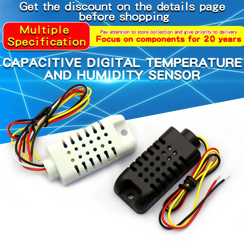 1PCS SHT30 DHT21 AM2301 Capacitive Digital Temperature and Humidity Sensor Module 