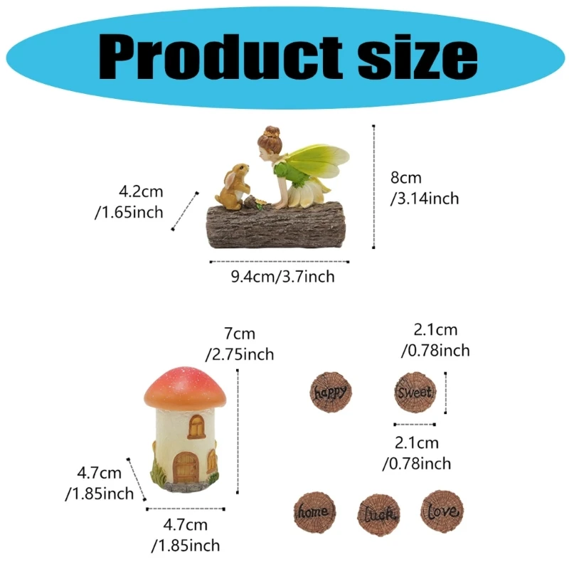 Schattig tuindecors tuin standbeeld decoratief item hars textuur aanwezig voor natuurliefhebbers en dierliefhebbers y5ga