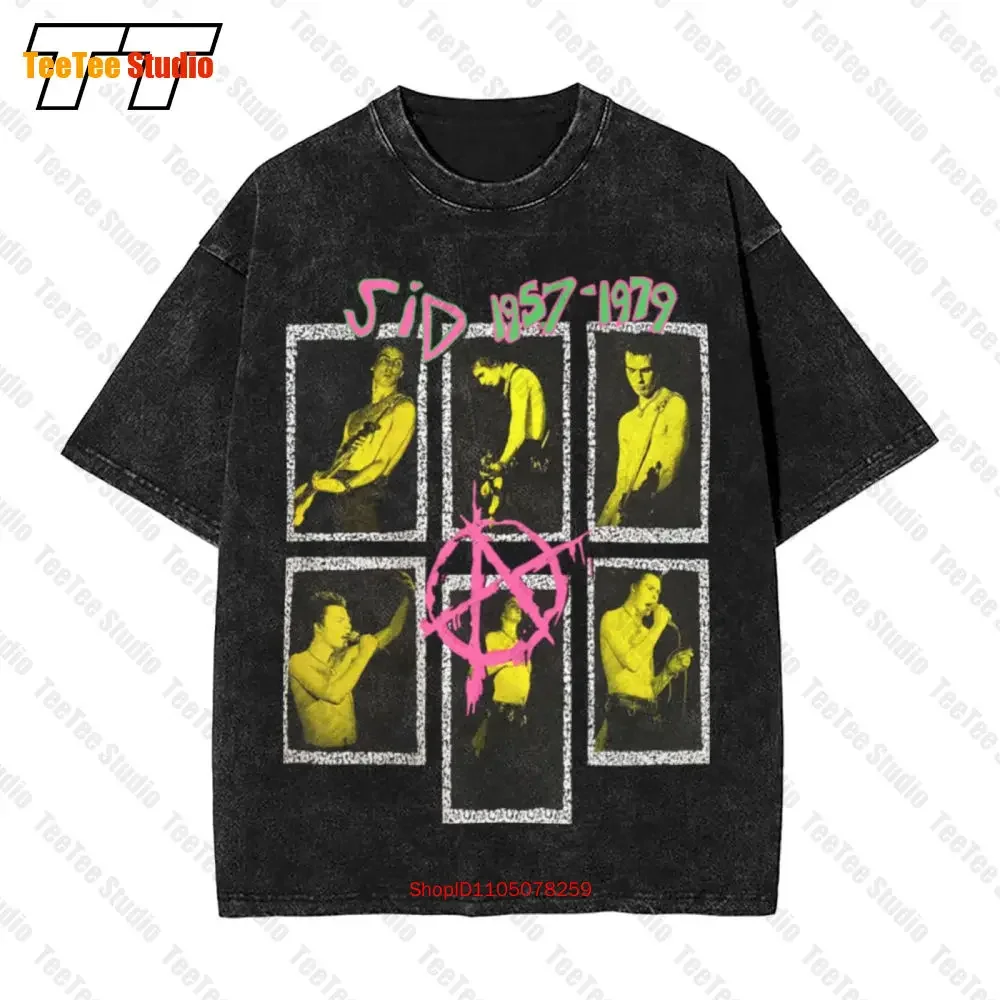 Sid Vicious Sex Pistols Punk Band Vintage Oversized T-Shirt TRY2