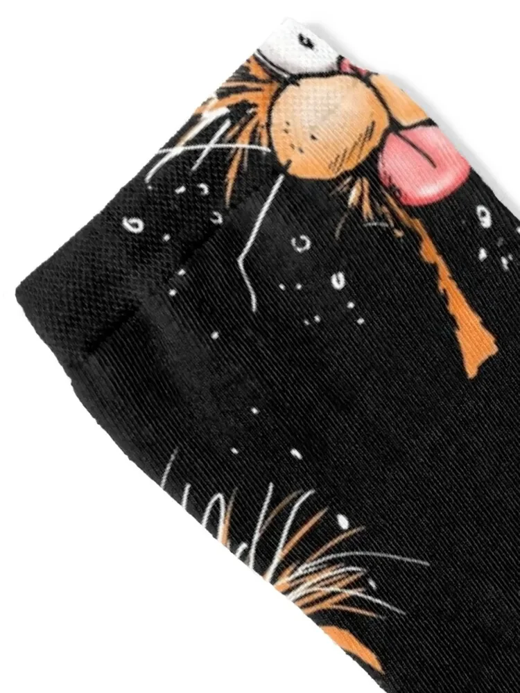 Bloom County Bill The Cat Thbbft! Funny Cartoon Socks funny gifts anime with print Mens Socks Women's