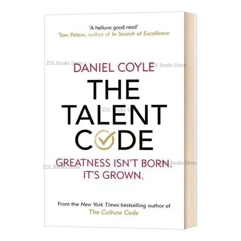 The Talent Code by Daniel Coyle Greatness Isn't Born, It's Grown Paperback Book in English