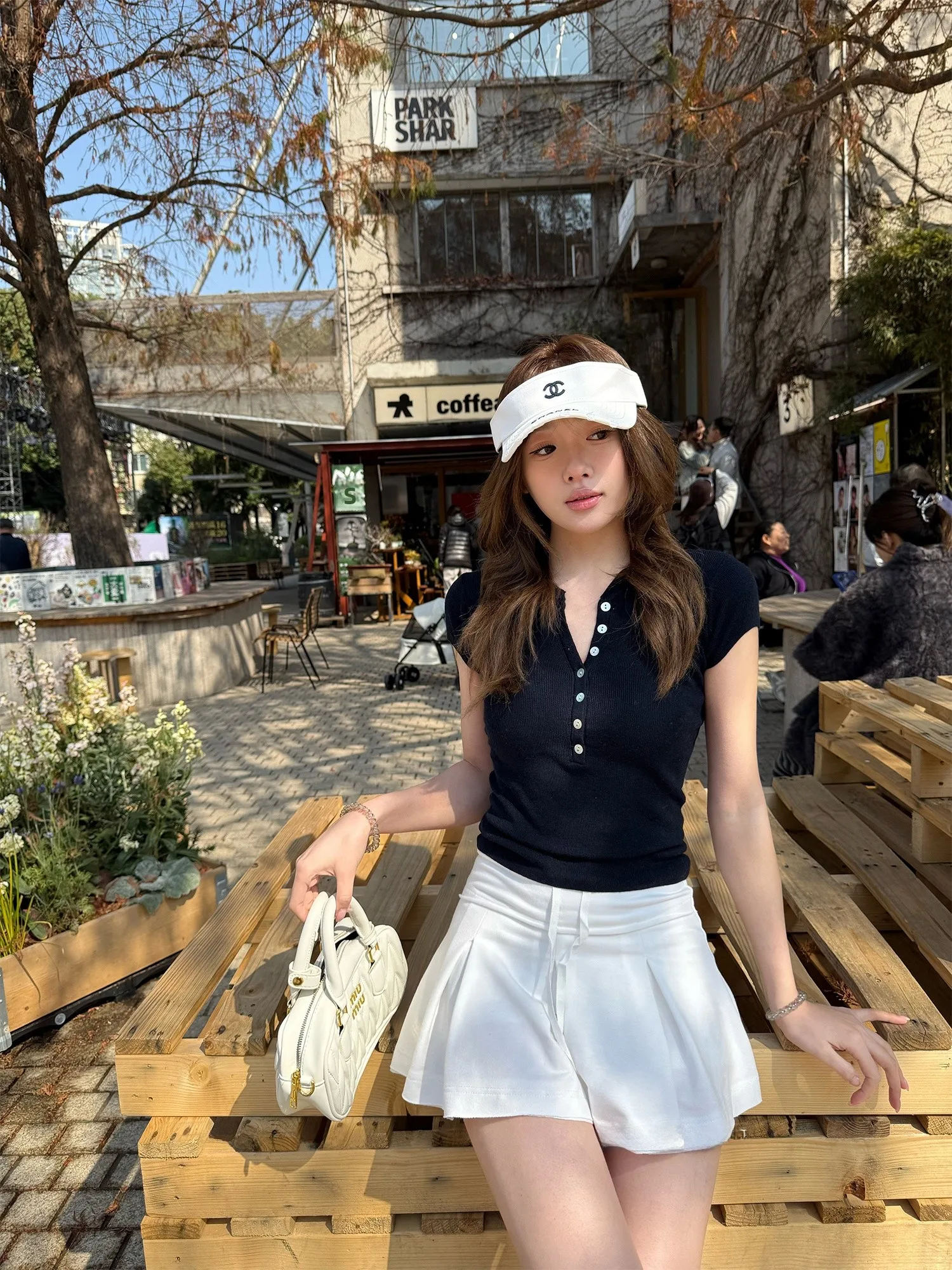 OKJJ Women's Slim Fit Knitted Short Sleeve T-Shirt Elastic Thin Summer New Style Base Shirt Pure Color Anti Aging Neck