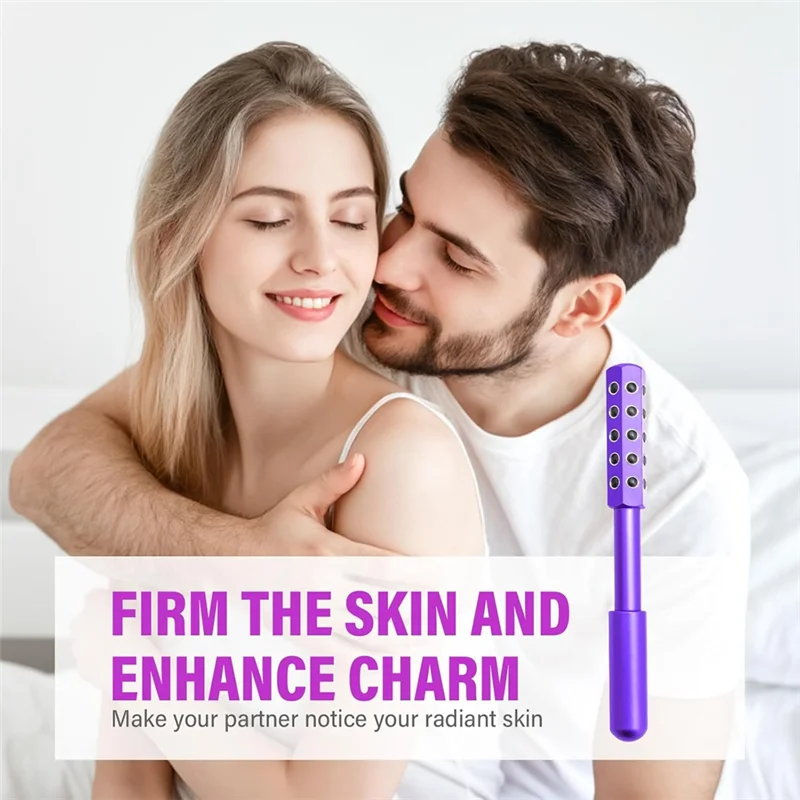 30 Germanium Stone Face Roller, Facial Massage Tool For Up Lifting, Skin Tightening And De-Puffing, Uplift Face Roller