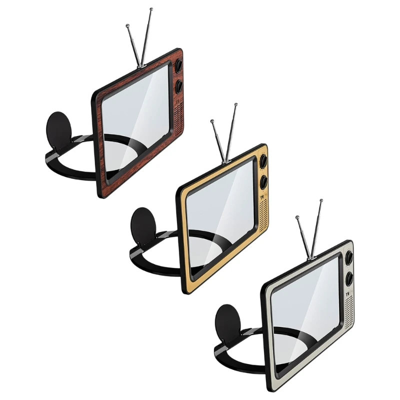 96BA 12-Zoll-Retro-TV-Telefon-Bildschirmlupenständer mit nicht blauem Licht, faltbare Designs für Heimkino und Videoansehen – Detail 1