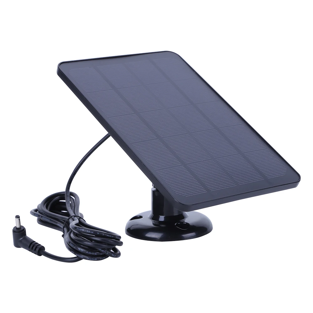 4W 5V Solar Battery Charger Waterproof Adjustable Wall Mount Bracket with 9.8FT Charging Cable for Ring Stick Up&Spotlight Cam