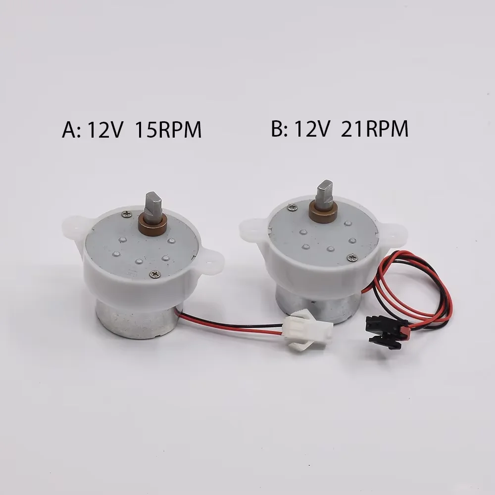 1PC Micro 300 Metal Gearbox Gear Reduction Motor DC 6V-12V 15RPM/ 21RPM Slow Speed Large Torque DIY Robot Stage Lights