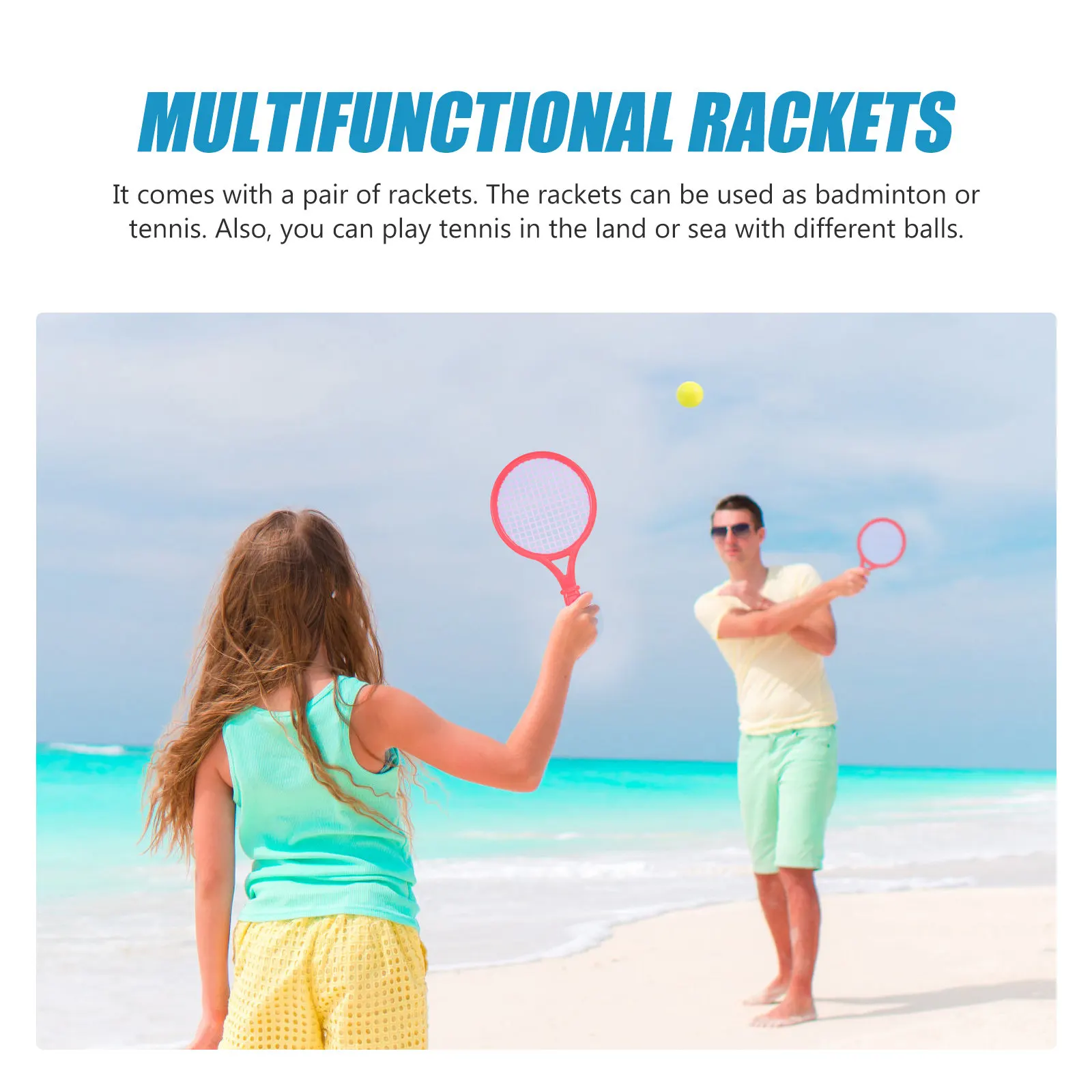 Lightweight Tennis Racket Racquet Random Color Play Childrens