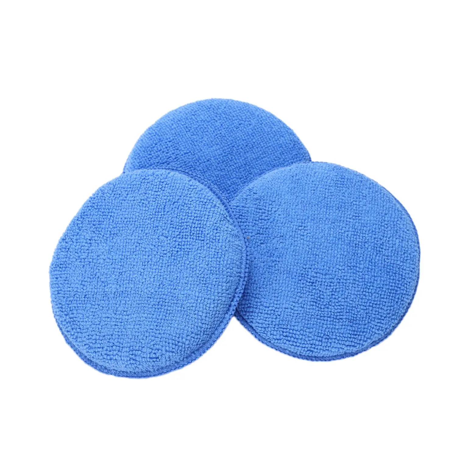 3 x Microfibre Foam Sponge Polish Wax Applicator Pads Car Home