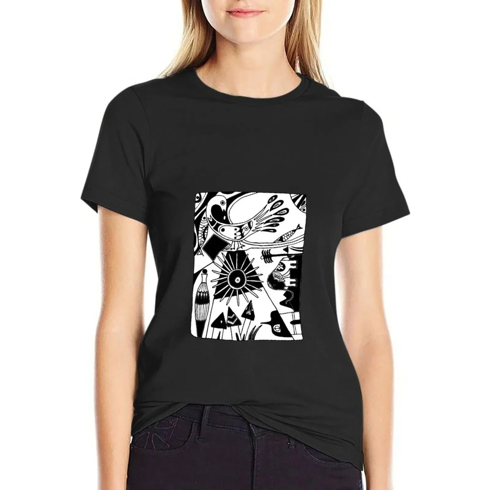 

Sankofa bird T-Shirt lady clothes oversized female t-shirt dress for Women plus size