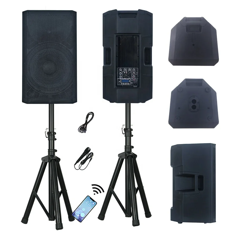 5000W 15inch High Power Professional Audio Out/room Sound Reinforcement Speaker System Speaker DJ Party Array System Metal OEM