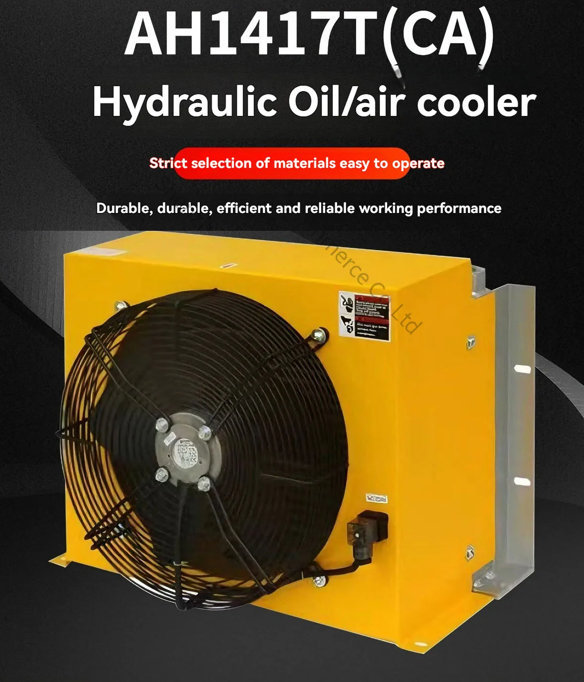 24V 220V 380v Hydraulic Air Cooler Industrial Hydraulic Oil Radiator Injection Molding Machine Air-cooled