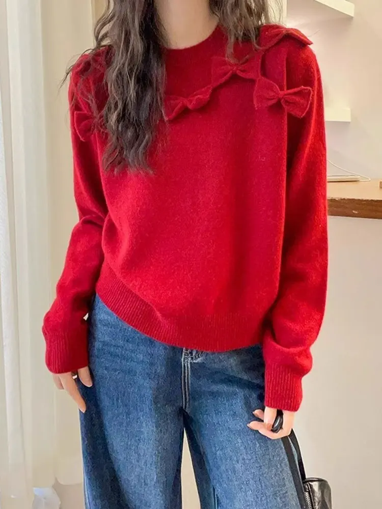 Chique, modieuze gebreide trui met Ne Cover Long Sve Zachte, comfortabele, casual, veelzijdige top met knoopontwerp