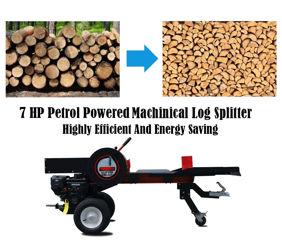 Electric Fast 3S Automatic Forestry Machinery 2.2kW 34 T Split Log Fire Pick-up Machine