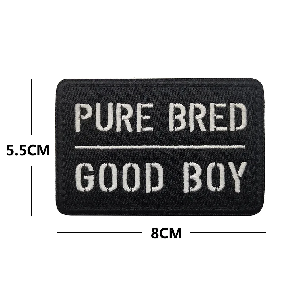 English Letter Encouragement Language Embroidery Hoo&Loop Patches on Clothes Morale Badge on Backpack Hat Sticker DIY Applique