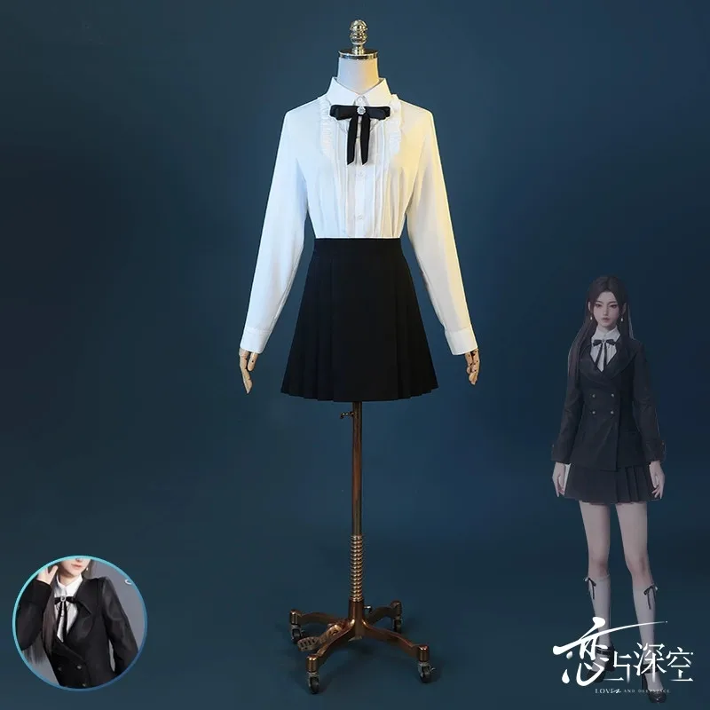 

Deep Space Hunter Cosplay Costume Love and Deepspace Anime Women Uniform Comic-con Party Plus Size Dress Role Play Clothing 2025