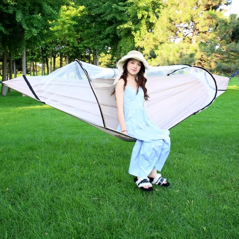 

Portable Hammock Camping Gear Lightweight Durable Outdoor Adventure Survival Equipment Hamak Survivalowy Outdoor Furniture