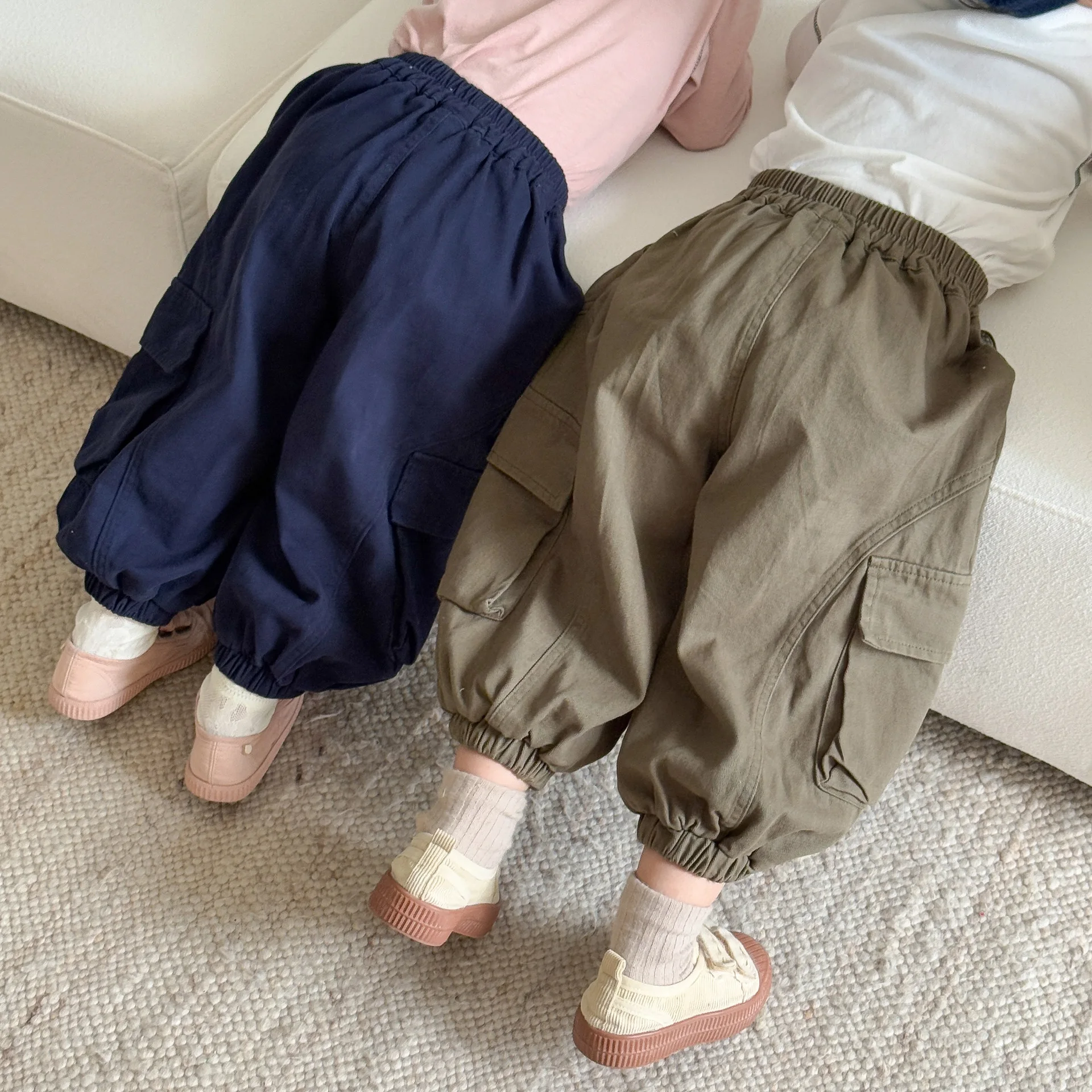 Children's Pants Loose Boys' Lantern Pants Girls' Autumn Clothing 2026 New Spring and Autumn Baby Casual Pants