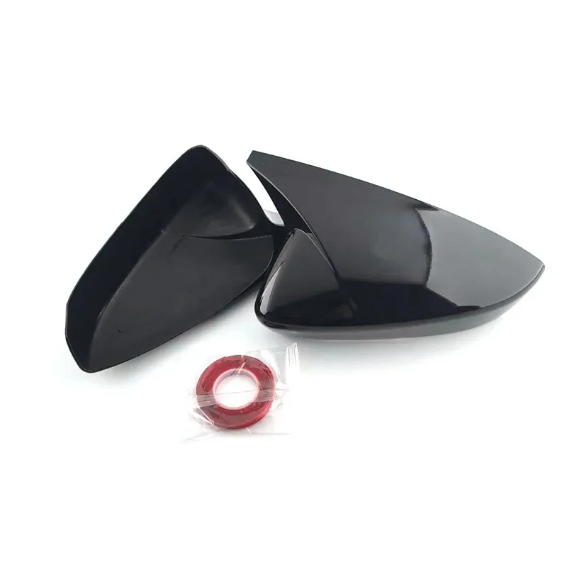 

For Mazda 3 Axela 2019 2020 - 2024 Car Rearview Side Mirror Cover Wing Cap Exterior Door Case Trim Carbon Fiber Look