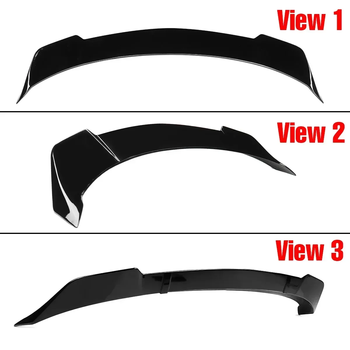 YF Style Car Rear Trunk Spoiler Lip Boot Wing Lip For Honda Civic 11th 4 Door Sedan 2022 Up Rear Spoiler Lip Extension Body Kit