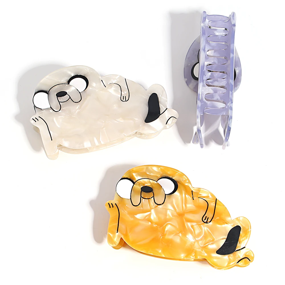 AENSOA Original Nischen-Cartoon-Haarnadel, niedlicher Seelöwe, kleines Tier, Klaue, Clip, fortgeschrittener Essigsäure-Acryl-Kopfschmuck für Frauen – Detail 24