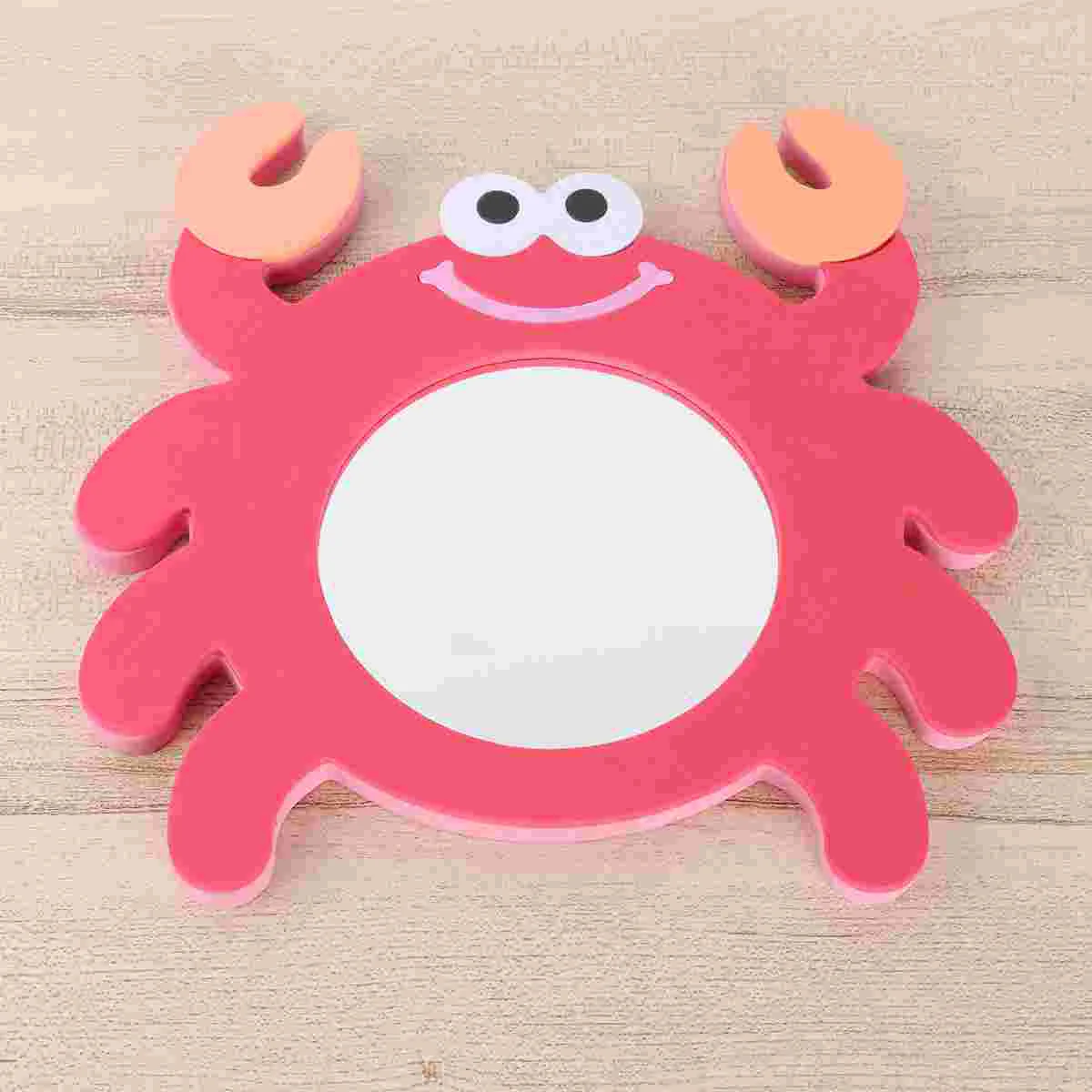 

Kid Bath Toy EVA Cartoon Mirror Bathing Plaything Creative Crab Or Frog Design Water Toy Educational Cartoon Mirror Bath Toy