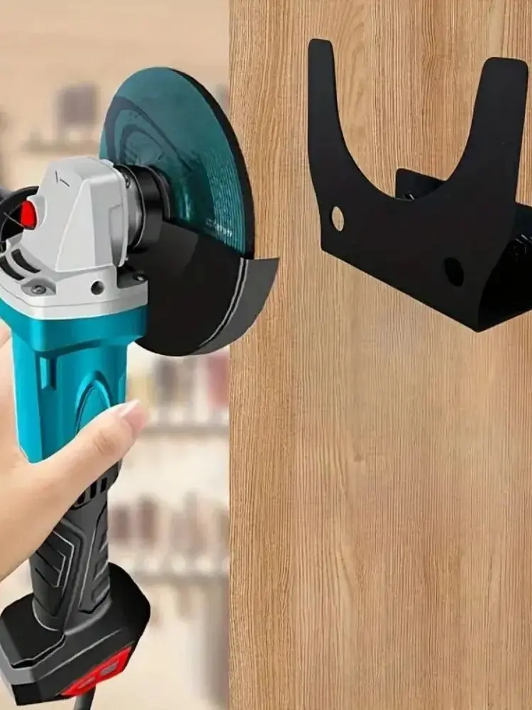 1PC elektrische gereedschapshaak, aan de muur gemonteerde haak, haak voor haakse slijper, opbergbeugel voor garagegereedschap - afbeelding 2