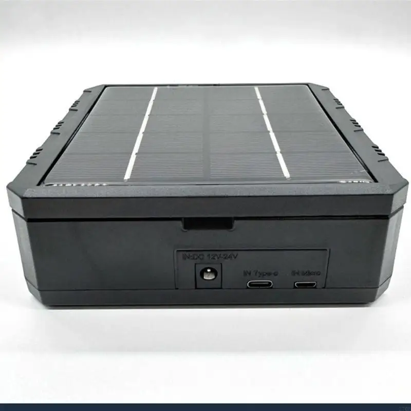 Portable Solar Battery Solar Panel Battery Charging Case Box For 26650/21700/18650/18500/16340/14500