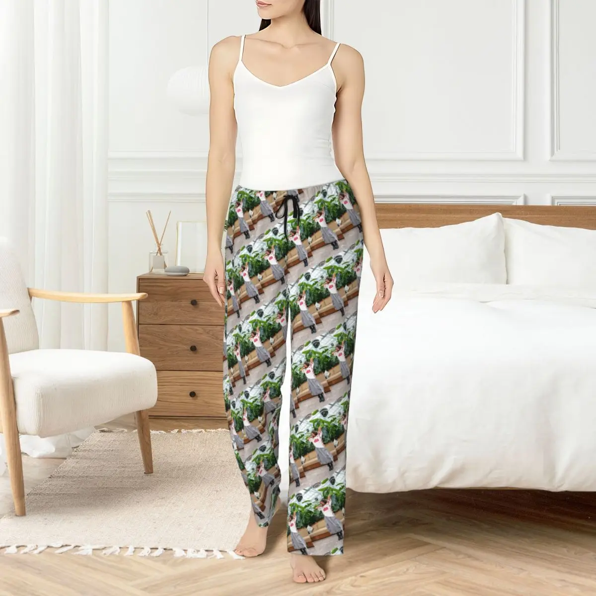 

Custom Women Nina Chuba Pajama Pants Printed Music Singer Sleep Sleepwear Bottoms with Pockets