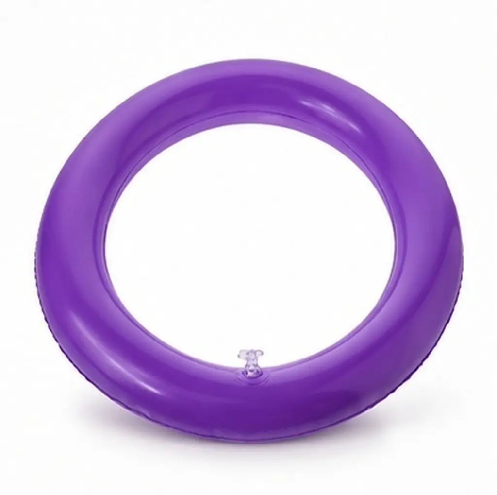 Yoga Ball Stabilizer Base Inflatable Platform Fixed Ring Round Shape for Uninterrupted Practice Portable Lightweight
