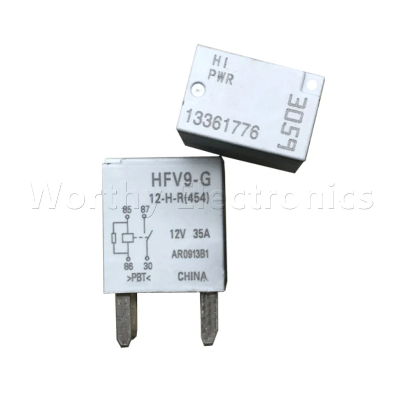 

Free shipping 10pcs/lot relay 12VDC 35A 4PIN HFV9-G-12-H-R(454) 13361776