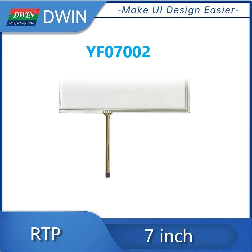 DWIN 7 Inch 4 Wire RTP Resistive Touch Panel YF07002