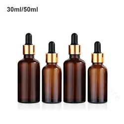 28PCS 30ml/50ml Glass Dropper Bottle Aromatherapy Liquid Drop for Massage Essential Oil Pipette Bottles Refillable