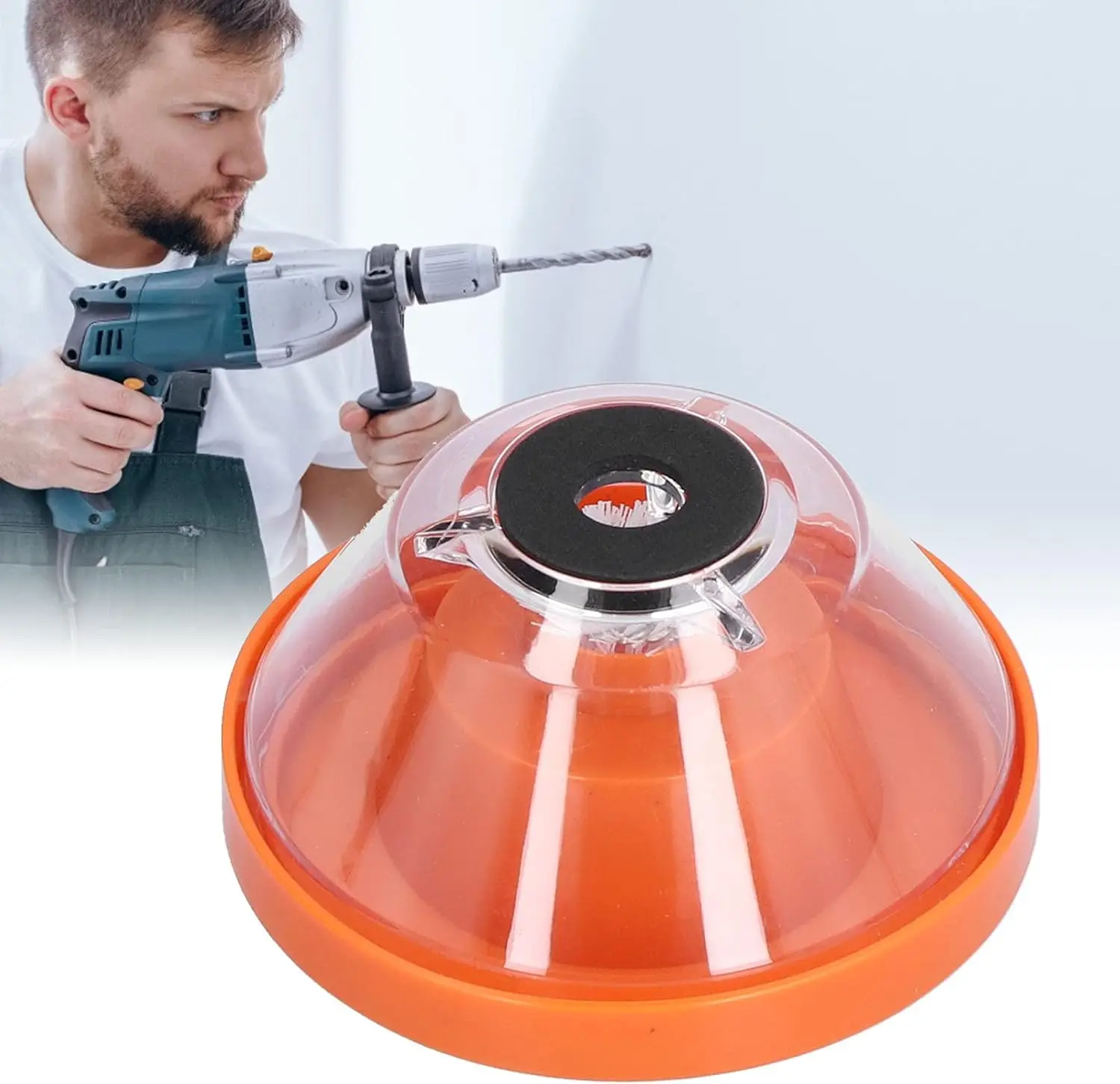 Osłony przeciwpyłowe do wiertarek elektrycznych, pojemniki na pył, młotki udarowe, odpylacze, akcesoria do elektronarzędzi, urządzenia przeciwpyłowe do wiercenia