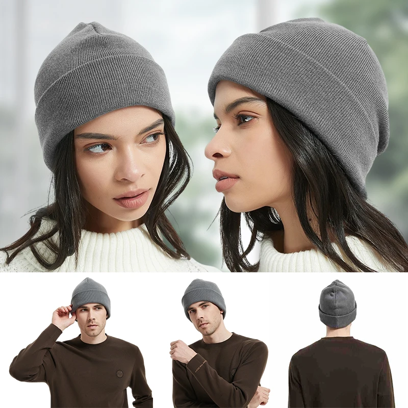 Anti Radiation Cap Silver Fiber WIFI 5G Electromagnetic Wave Rfid Shielding EMF Protection Hat Unisex EMF Reducing Beanies