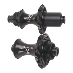 RUJIXU Road Disc Brake Hub 24 Hole Ultralight 2:1 G3 Braided Straight Pull Bicycle Hubs