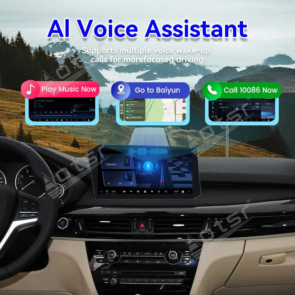 راديو سيارة أندرويد 12.9 بوصة رفيع للغاية لسيارات BMW X5/X6 2014-2016 ترقية 2026 نمط جهاز ملاحة GPS للسيارة Carplay الوسائط المتعددة #6