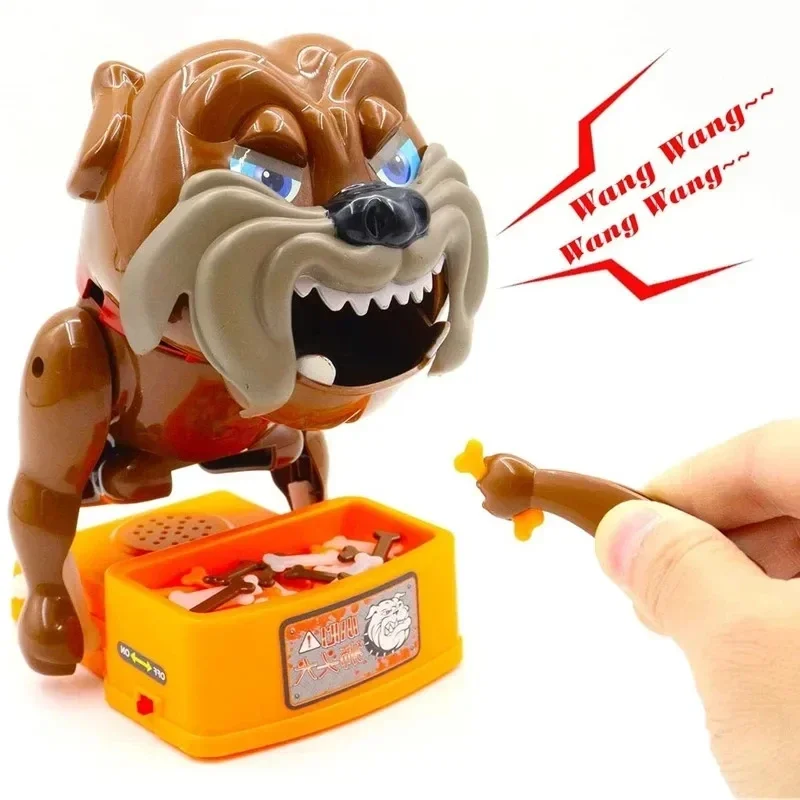 Funny Prank Toys Evil Dog Parent Gags & Practical Jokes The Dog Steal Bone Tricky Toys Children Creative Prank Bad Dog Toys gift