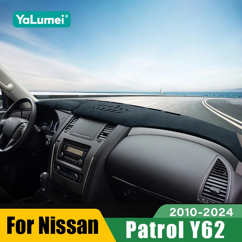 Für Nissan Patrol Y62 2010 2011 2012 2013 2014 2015 2016 2017 2018 2019 2020 2021 2022 2023 2024 Auto Dashboard Sonnenschutz Abdeckung