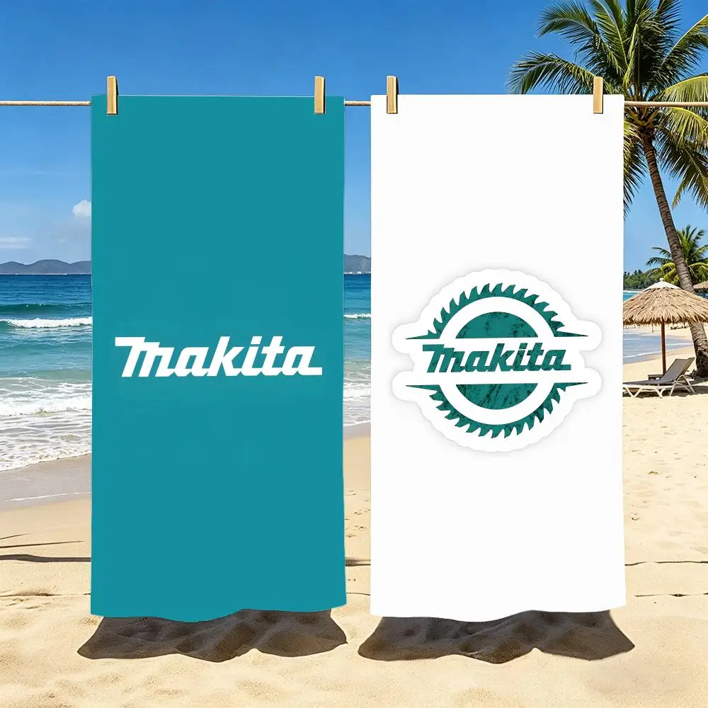 M-Makita Towel Polyester Beach Towel Quick Dry Sand Free Bath Towel for Summer Pool Travel Vacation